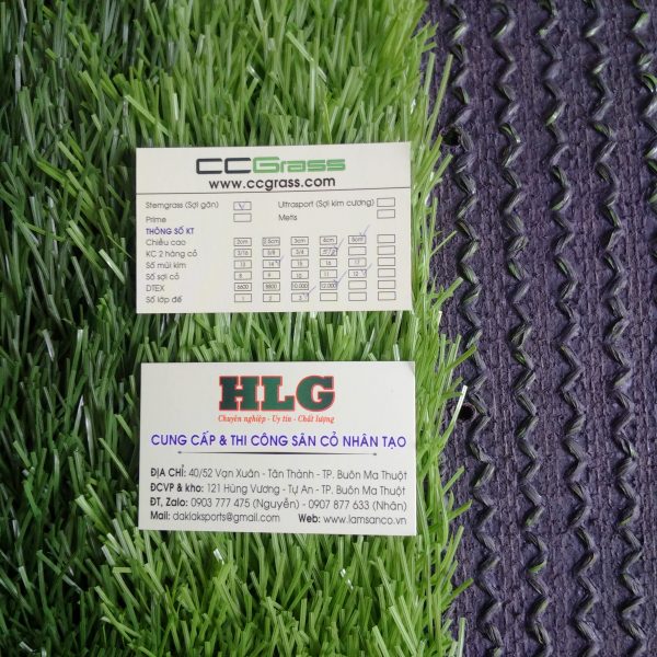 Cỏ nhân tạo sân bóng CCGrass - Cỏ Nhân Tạo HLG - Công Ty TNHH Đầu Tư Xây Dựng HLG